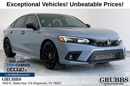 Sonic Gray Pearl 2024 Honda Civic Si Base