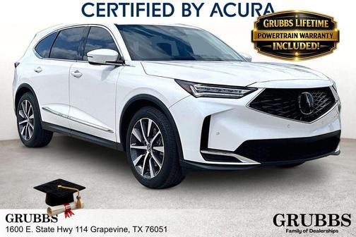 Platinum White Pearl 2026 Acura MDX Technology Package