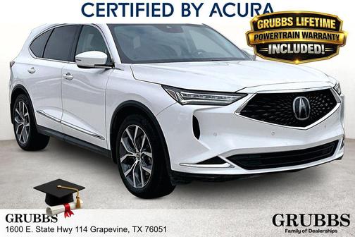 Platinum White Pearl 2023 Acura MDX Technology