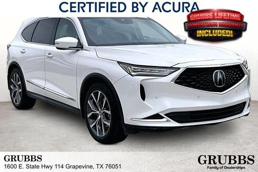 Platinum White Pearl 2023 Acura MDX Technology