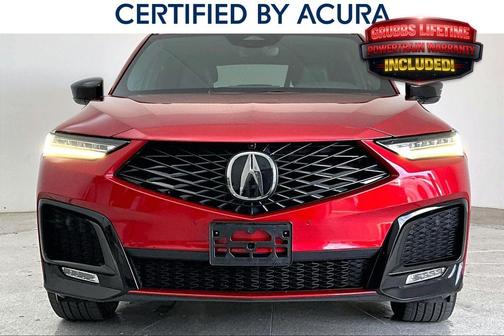 Performance Red Pearl 2025 Acura MDX A-Spec Advance