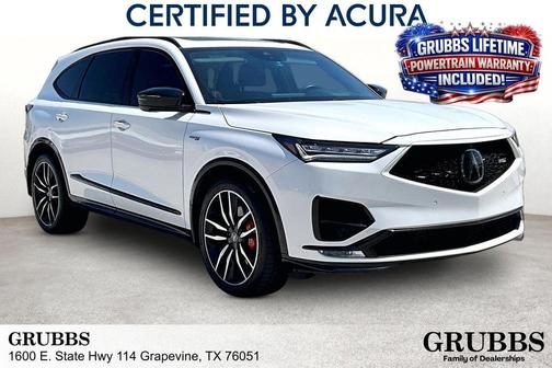 Platinum White Pearl 2022 Acura MDX Type S w/Advance Package