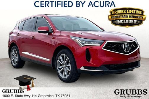 Performance Red Pearl 2024 Acura RDX Technology Package