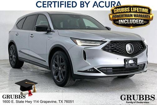 Lunar Silver Metallic 2024 Acura MDX A-Spec