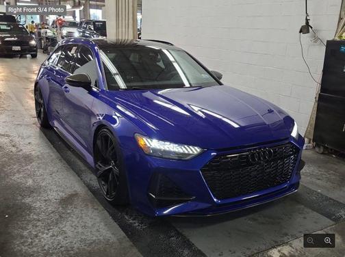 Ultra Blue Metallic 2022 Audi RS 6 Avant 4.0T