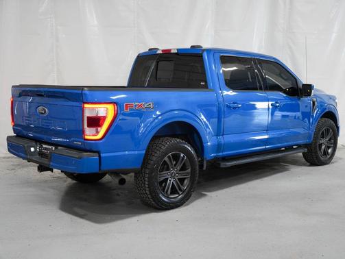 Blue 2021 Ford F-150 Lariat