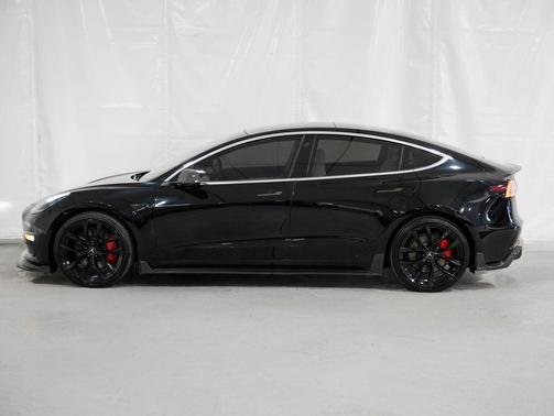 Solid Black 2020 Tesla Model 3 Performance