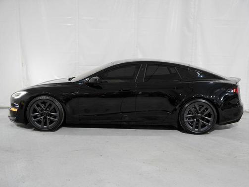 Solid Black 2021 Tesla Model S Plaid