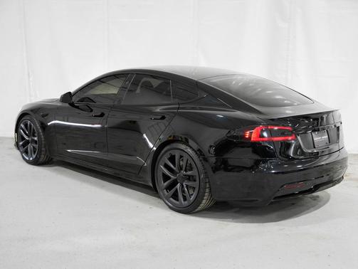 Solid Black 2021 Tesla Model S Plaid