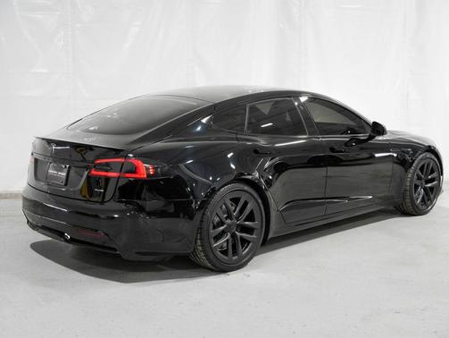 Solid Black 2021 Tesla Model S Plaid