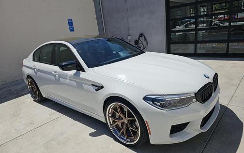 Alpine White 2020 BMW M5 Competition