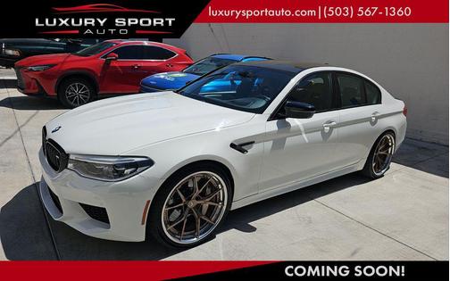 Alpine White 2020 BMW M5 Competition