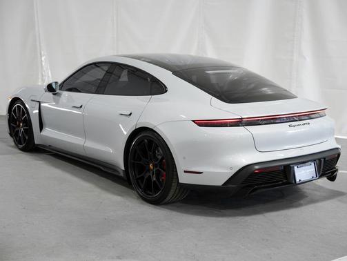 Ice Grey Metallic 2024 Porsche Taycan GTS