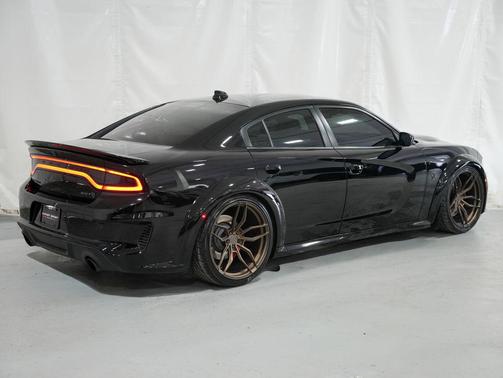 Pitch Black Clearcoat 2023 Dodge Charger SRT Hellcat Widebody Jailbreak