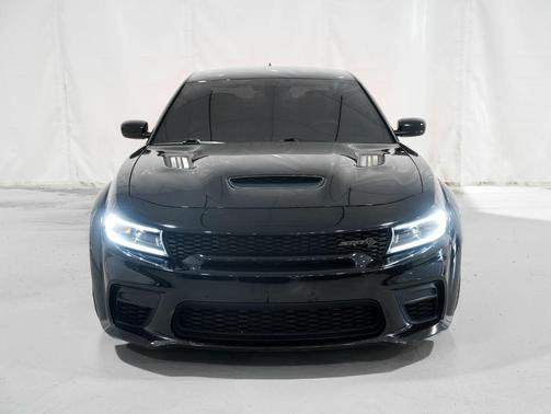 Pitch Black Clearcoat 2023 Dodge Charger SRT Hellcat Widebody Jailbreak