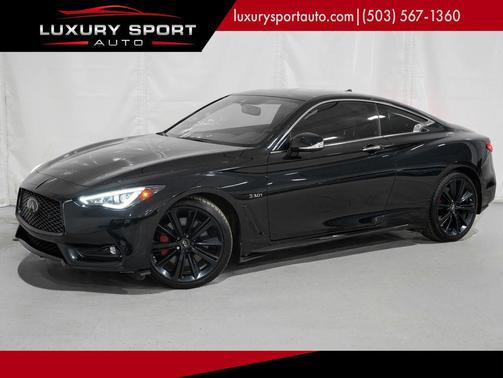 Midnight Black 2019 INFINITI Q60 3.0t Red Sport 400