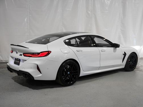 Alpine White 2022 BMW M8 Gran Coupe Competition