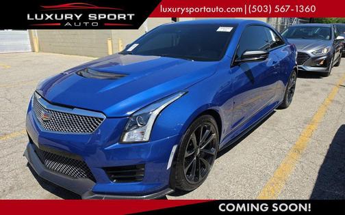 Wave Metallic 2019 Cadillac ATS-V Luxury Pkg