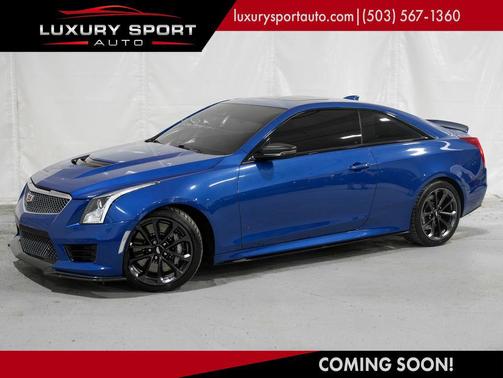 Wave Metallic 2019 Cadillac ATS-V Luxury Pkg