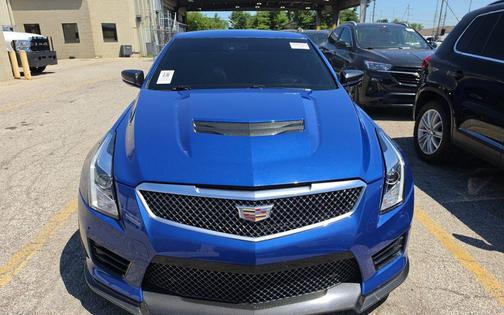 Wave Metallic 2019 Cadillac ATS-V Luxury Pkg