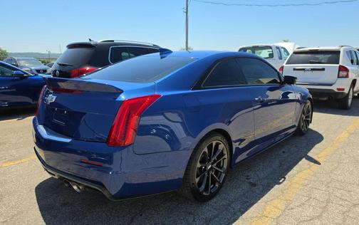Wave Metallic 2019 Cadillac ATS-V Luxury Pkg
