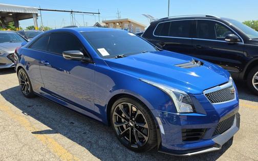 Wave Metallic 2019 Cadillac ATS-V Luxury Pkg