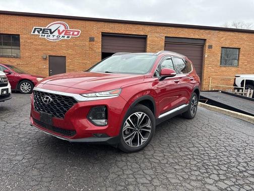 Scarlet Red 2019 Hyundai SANTA FE Ultimate 2.0T