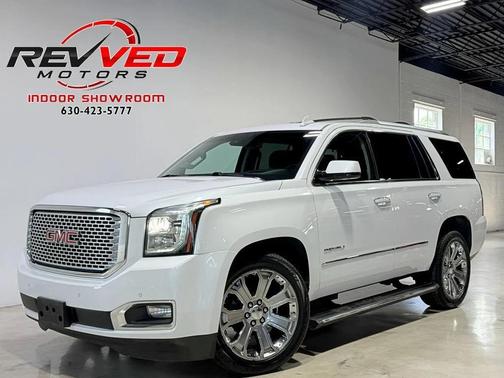 White Frost Tricoat 2017 GMC Yukon Denali