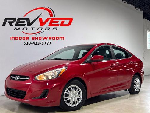 Boston Red Metallic 2017 Hyundai Accent SE
