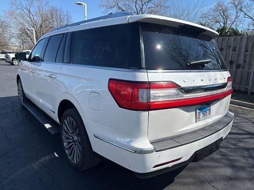 White Platinum Metallic Tri-Coat 2019 Lincoln Navigator L Reserve