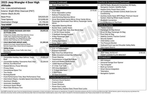 2023 Jeep Wrangler Sahara