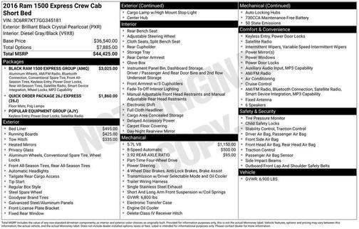 2016 RAM 1500 Tradesman