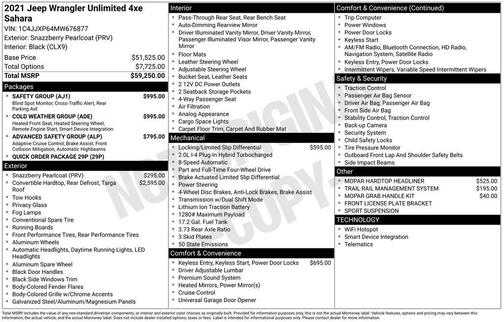 2021 Jeep Wrangler Unlimited 4xe Sahara