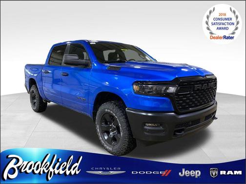 Hydro Blue Pearlcoat 2026 RAM 1500 Warlock Crew Cab 4x4 5'7' Box