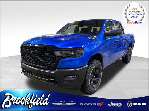 Hydro Blue Pearlcoat 2026 RAM 1500 Warlock Crew Cab 4x4 5'7' Box