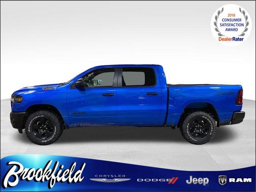 Hydro Blue Pearlcoat 2026 RAM 1500 Warlock Crew Cab 4x4 5'7' Box