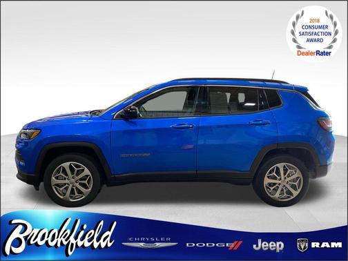 Hydro Blue Pearlcoat 2024 Jeep Compass Latitude Lux