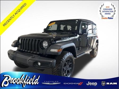 Black Clearcoat 2021 Jeep Wrangler Unlimited Sport
