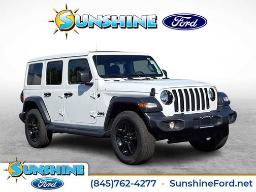 Bright White Clearcoat 2023 Jeep Wrangler Sport Altitude