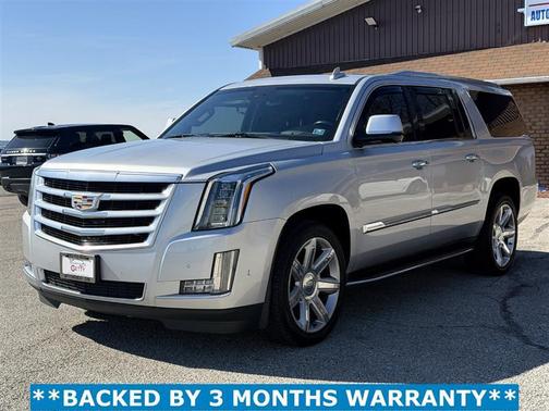 Silver 2017 Cadillac Escalade ESV Luxury