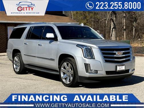 Silver 2017 Cadillac Escalade ESV Luxury