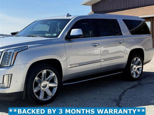 Silver 2017 Cadillac Escalade ESV Luxury