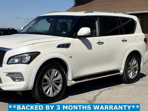 White 2017 INFINITI QX80 Base