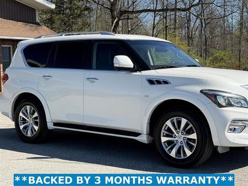White 2017 INFINITI QX80 Base