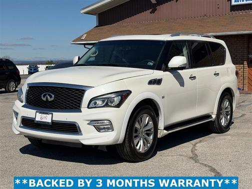 White 2017 INFINITI QX80 Base