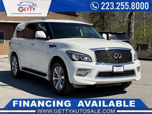 White 2017 INFINITI QX80 Base