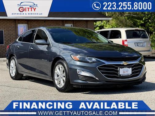 Blue 2019 Chevrolet Malibu LT