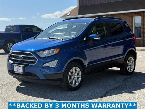Blue 2019 Ford EcoSport SE