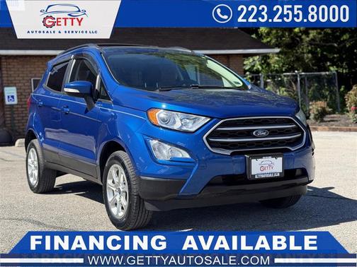 Blue 2019 Ford EcoSport SE