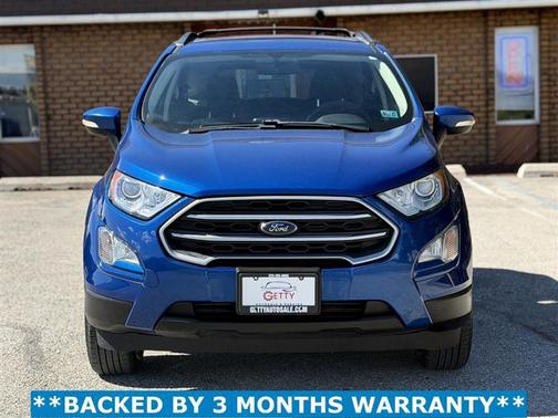 Blue 2019 Ford EcoSport SE